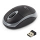 TM116E Trådlös 2,4 GHz 3D optisk USB-mus Vulture svartgrå