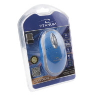 TM120B Mysz bezprzewodowa 2.4GHz 3D  optyczna USB Condor niebieska