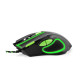 EGM401KG Trådbunden spelarmus 7D optisk USB MX401 Hawk svart-grön