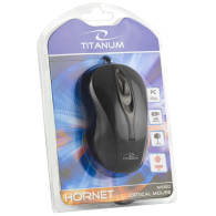 TM103K Trådbunden 3D optisk USB-mus Hornet svart Titanum