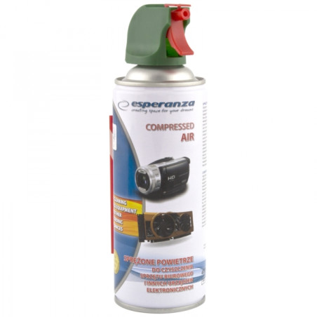 ES120 Komprimerad luft 400 ml spray - Esperanza pistol