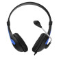 EH158B Hörlurar med mikrofon Rooster blå Esperanza