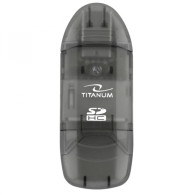TA101K SDHC-kortläsare svart Titanum