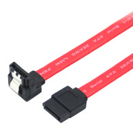 AK121D Vinklad SATA III-kabel 40 cm