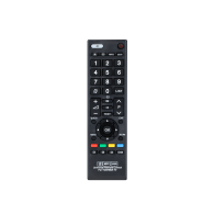 Universell fjärrkontroll för Toshiba LCD/LED-TV.