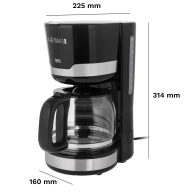 Kaffebryggare med droppsystem 1,5L AROMA 100