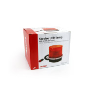 Varningslampa med stroboskopiskt blinkande LED-lampa 24V amio-01277