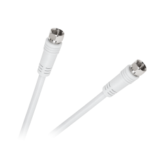 Kabel hane F - hane F 1,8m vit