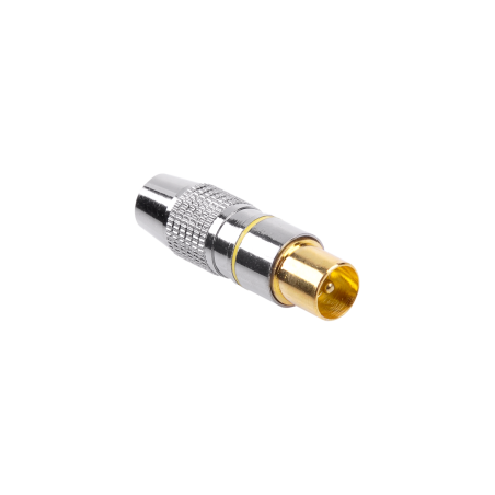 TV-antennkontakt SILVER METALL