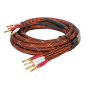Högtalarkabel 3,0m Kruger&Matz (banankontakter)