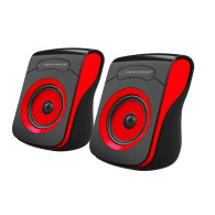 EP140KR Esperanza högtalare 2.0 usb flamenco svart-röd