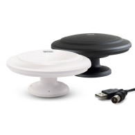 Mistral mi-ant04 superkänslig rundstrålande aktiv bilantenn för TV DVB-T med ultrastark magnet och sidomontering.