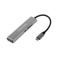 Adapter (HUB) USB typ C till HDMI/USB3.0/SD/MicroSD/C-port
