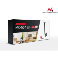 Uchwyt do telewizora sufitowy Maclean, 23-42', 50~85cm, 30kg, srebrny, MC-504A S