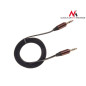 Kabel Maclean, Jack 3,5 mm, Platt, Metallkontakt, 2 m, Svart, MCTV-695 B