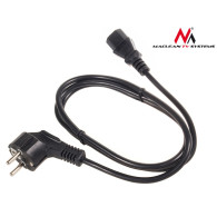Kabel zasilający Maclean, 3 pin, IEC C13, wtyk EU, 1.5m, MCTV-691