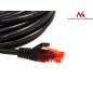 Patchkabel UTP Maclean, hane-hane, Cat6, 20m, svart, MCTV-741
