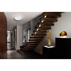 LED-taklampa med rörelsesensor och nödströmförsörjning från Maclean, PIR-sensor och nödströmförsörjning, räckvidd 6m, 12W, neutr