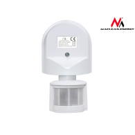 Ścienny czujnik ruchu i zmierzchu Maclean, 180°, max. 1200W, biały, MCE25 W