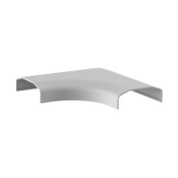 Listwa maskująca Maclean, Do kabli, Narożna, Plastik systemowa, W 127x127x21,5 mm, MC-697