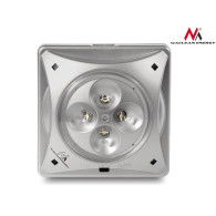 Lampa 4LED Maclean, Solcell, Parasolljus, MCE124
