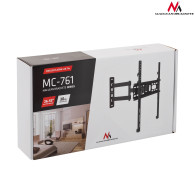 Fäste för TV eller monitor Maclean, universellt, max vesa 400x400, 26-60 tum, 30 kg, svart, MC-761