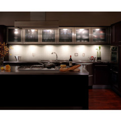 Lampa 6 LED Maclean, set med fjärrkontroll, batteridriven, 3xAAA, MCE165