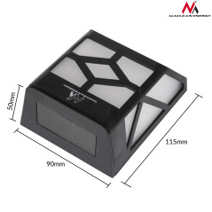 LED-lampa Maclean, solcell, trädgård, 2 st, MCE171