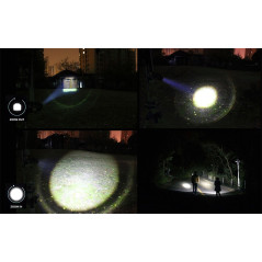 Ficklampa LED Maclean, Cykellykta, Laddare set, Cree 200 lumen, MCE175