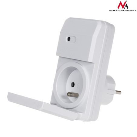 Utomhus fjärrstyrd vägguttag Maclean, batteri till fjärrkontroll, MCE158.