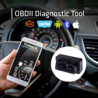 Diagnostisk gränssnitt OBD2 Maclean, 4.0 Bluetooth, iOS, Android, MCE200