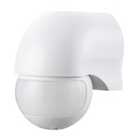 Rörelsedetektorn Maclean med infraröd teknik, räckvidd 12m, 180°, max belastning 1200W, MCE203.