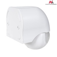 Rörelsedetektorn Maclean med infraröd teknik, räckvidd 12m, 180°, max belastning 1200W, MCE203.