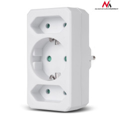 Eluttag Maclean, Trippel, 1x16A, 2x2.5A, Tysk version, MCE211