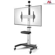 Vagnsställ professionell Maclean, aluminium, justerbar, för TV med hjul, max VESA 600x400, max 50 kg, MC-801.