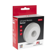 Rörelsesensor PIR Maclean, takmonterad, räckvidd 6m, max 100W (LED), MCE231