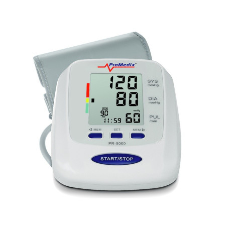 Blodtrycksmätare ProMedix PR-9000 axelrem nätaggregat