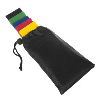 Latexelastiska träningsband Promedix PR-700, komplett set med 5 stycken x 0,5m.