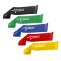 Latexelastiska träningsband Promedix PR-700, komplett set med 5 stycken x 0,5m.