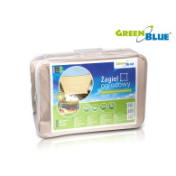 Segelduk för trädgård UV-solskydd polyester 3,6m kvadrat GreenBlue GB503 kräm hydrofobisk yta