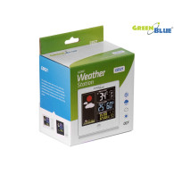 Trådlös väderstation GreenBlue med DCF-system, vit, GB521W