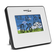 Stacja pogody zegar kalendarz fazy księżyca GreenBlue GB148W white
