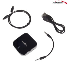 Adapter bluetooth 2 i 1 sändare mottagare Audiocore AC830 - Apt-X Spdif - Chipset CSR BC8670