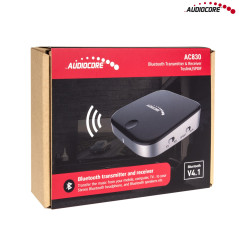 Adapter bluetooth 2 i 1 sändare mottagare Audiocore AC830 - Apt-X Spdif - Chipset CSR BC8670