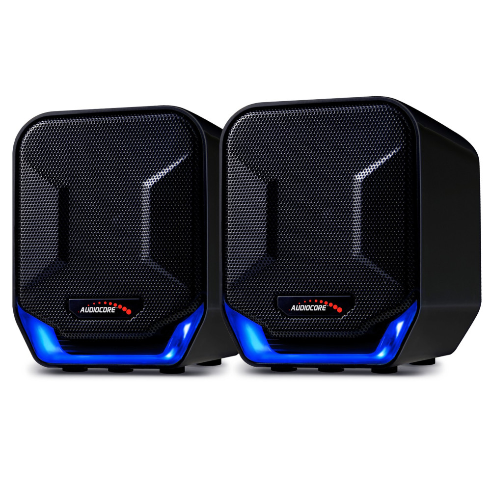 Datorhögtalare 6W USB Blue&Black Audiocore AC865 B Datorhögtalare 6W USB Blue&Black Audiocore AC865 B