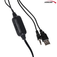 Högtalare för datorn Audiocore, 6W, USB, svart, AC855 B