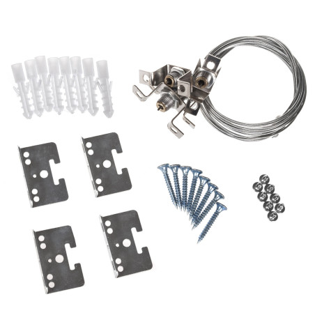 Länkar till montering av LED-paneltak Led4U LD158 - setet passar till 600*600, 300*300, 300*600, 300*1200, 600*1200 mm.