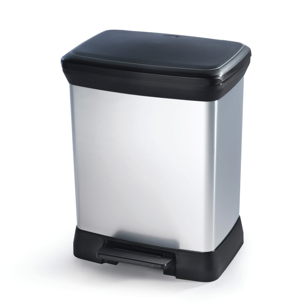 Metallisk papperskorg Curver Deco Bin 30L