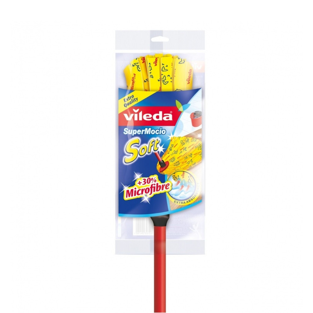 Mopp med skaft Vileda SuperMocio Soft Mopp med skaft Vileda SuperMocio Soft