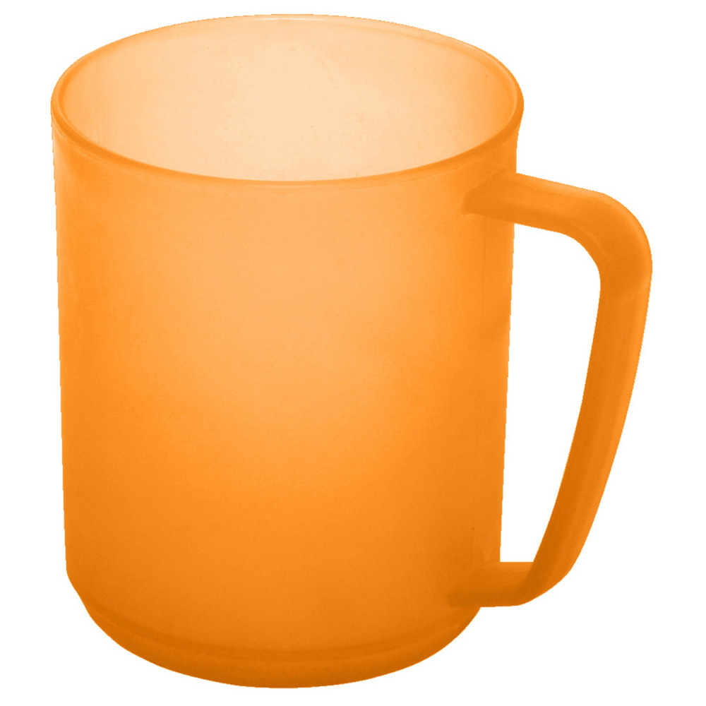 Mugg med handtag 0,35L Plast Team orange